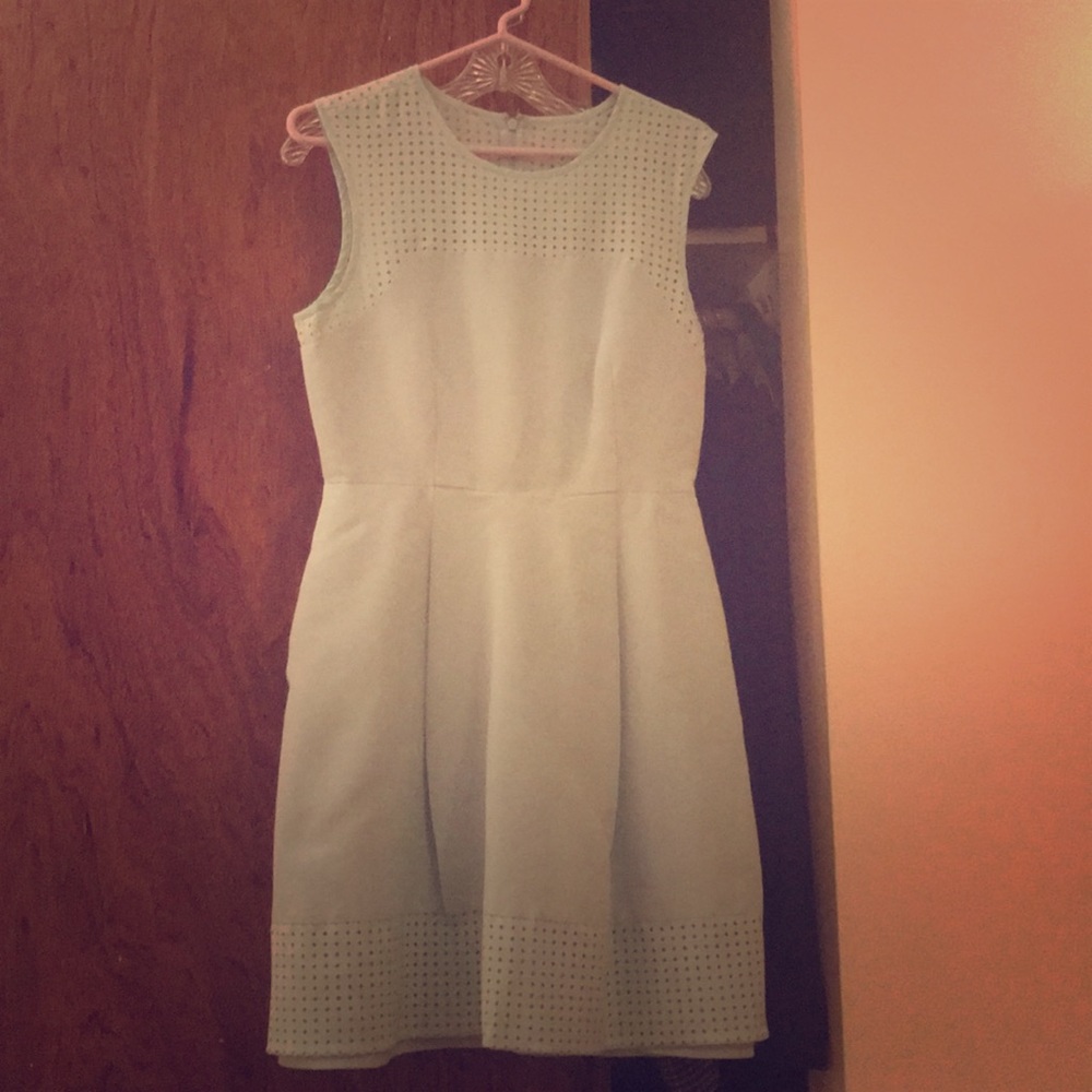 6T mint green JCrew dress